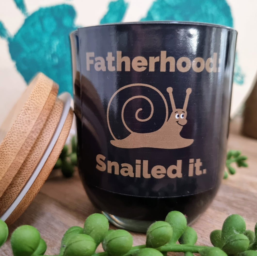 Mandle Candle Collection- Fatherhood Snailed it