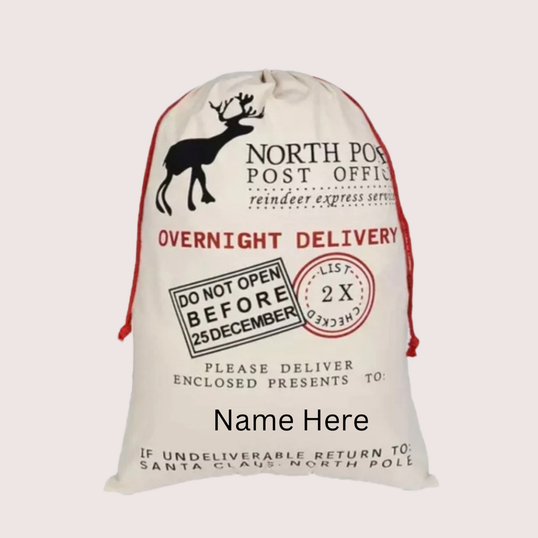 Santa Sack. North Pole Post Office